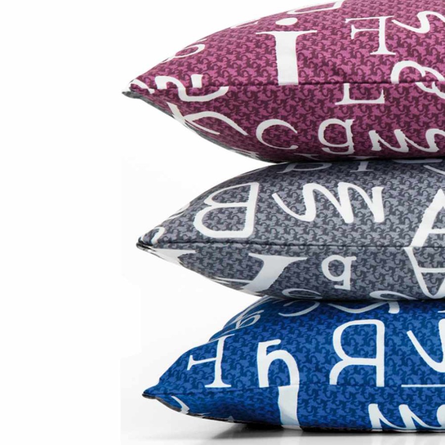 Σεντόνι Μονό (160x240) με Μαξιλαροθήκη Βαμβακερό Borea Γράμματα Μπορντώ