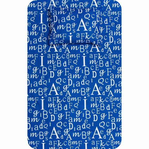 Σεντόνι Μονό (160x240) με Μαξιλαροθήκη Βαμβακερό Borea Γράμματα Μπλε