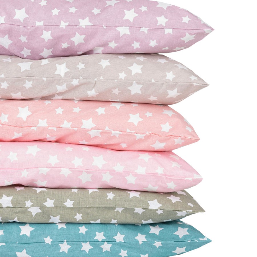 Σεντόνι Μονό (160x240) με Μαξιλαροθήκη Βαμβακερό Borea Stars γκρι