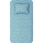 Σεντόνι Μονό (160x240) με Μαξιλαροθήκη Βαμβακερό Borea Stars μπλε