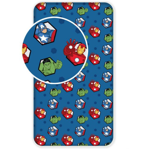 Κατωσέντονο με Λάστιχο Μονό (90x200+25) Παιδικό Borea Marvel Avengers