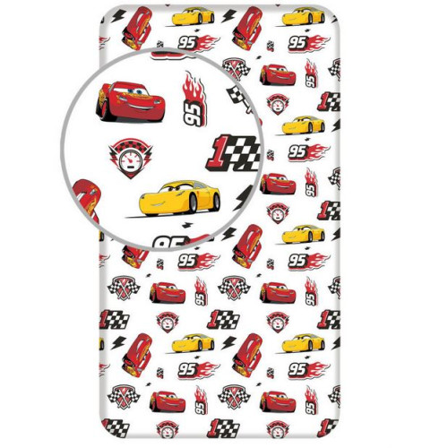 Κατωσέντονο με Λάστιχο Μονό (90x200+25) Παιδικό Borea Disney Cars