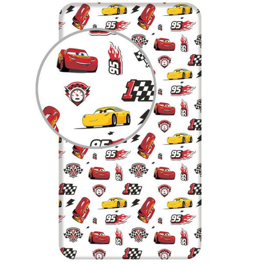Κατωσέντονο με Λάστιχο Μονό (90x200+25) Παιδικό Borea Disney Cars
