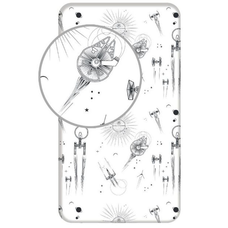 Κατωσέντονο με Λάστιχο Μονό (90x200+25) Παιδικό Borea Star Wars