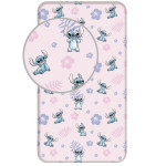 Κατωσέντονο με Λάστιχο Μονό (90x200+25) Παιδικό Borea Disney Stitch Ροζ