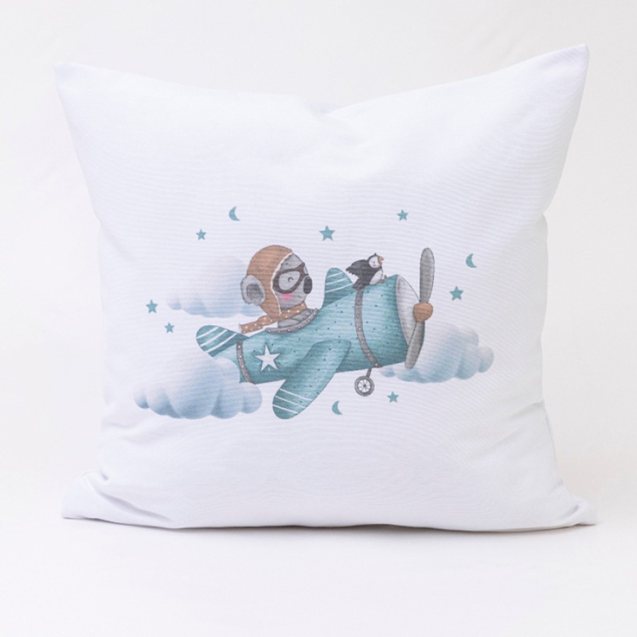 Διακοσμητική Μαξιλαροθήκη Φιγούρας (45x45) με Ψηφιακή Εκτύπωση Borea Aviator