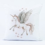 Διακοσμητική Μαξιλαροθήκη Φιγούρας (45x45) με Ψηφιακή Εκτύπωση Borea Emeralda