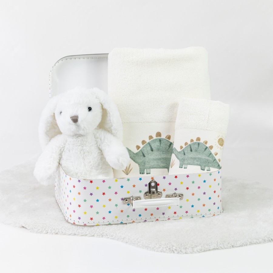 Σετ Πετσέτες 2 τεμαχίων Παιδικές (Χειρός | Λουτρού) Borea Stompy εκρού