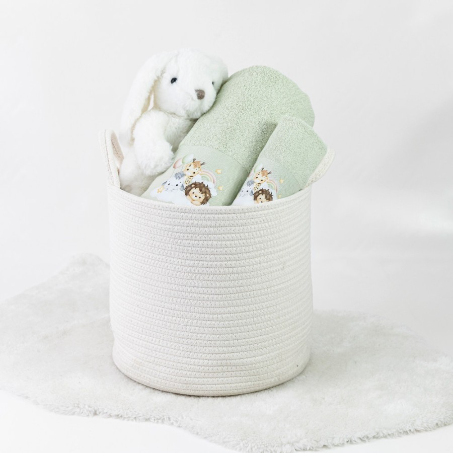 Σετ Πετσέτες 2 τεμαχίων Παιδικές (Χειρός | Λουτρού) Borea Zoo