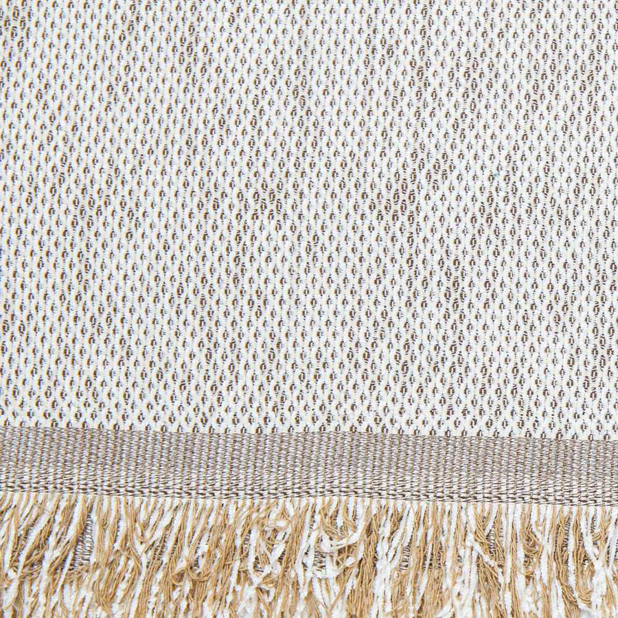 Ριχτάρι για Πολυθρόνα (150x180) Σενίλ Βαμβάκι 4 Εποχών Borea 4 Season Εκρού