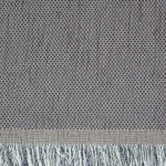 Ριχτάρι για Πολυθρόνα (150x180) Σενίλ Βαμβάκι 4 Εποχών Borea 4 Season Σκούρο Γκρι