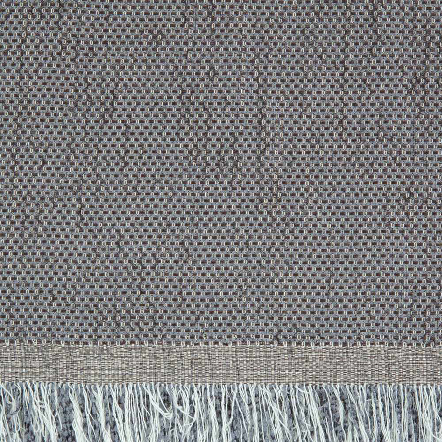 Ριχτάρι για Τετραθέσιο Καναπέ  (180x320) Σενίλ Βαμβάκι 4 Εποχών Borea 4 Season Σκούρο Γκρι