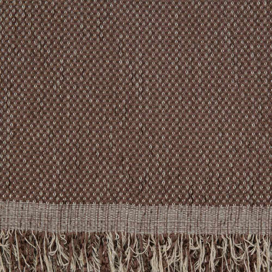 Ριχτάρι για Πολυθρόνα (150x180) Σενίλ Βαμβάκι 4 Εποχών Borea 4 Season Καφέ