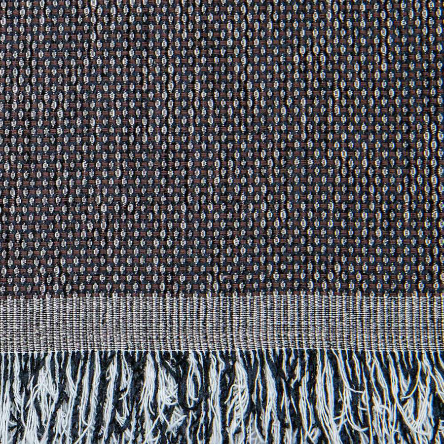 Ριχτάρι για Τριθέσιο Καναπέ  (180x280) Σενίλ Βαμβάκι 4 Εποχών Borea 4 Season Μαύρο