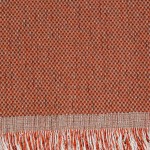 Ριχτάρι για Πολυθρόνα (150x180) Σενίλ Βαμβάκι 4 Εποχών Borea 4 Season Τερακότα