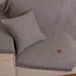 Ριχτάρια για Διθέσιο Καναπέ (180x250) Σενίλ Borea Bari Γκρι