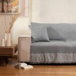 Ριχτάρι για Πολυθρόνα (180x180) Βαμβακερό Borea Iris Γκρι