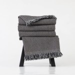 Ριχτάρια για Διθέσιο (180x250) Σενίλ Borea Sicily Μαύρο