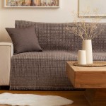 Ριχτάρια για Διθέσιο (180x250) Σενίλ Borea Solana Καφέ