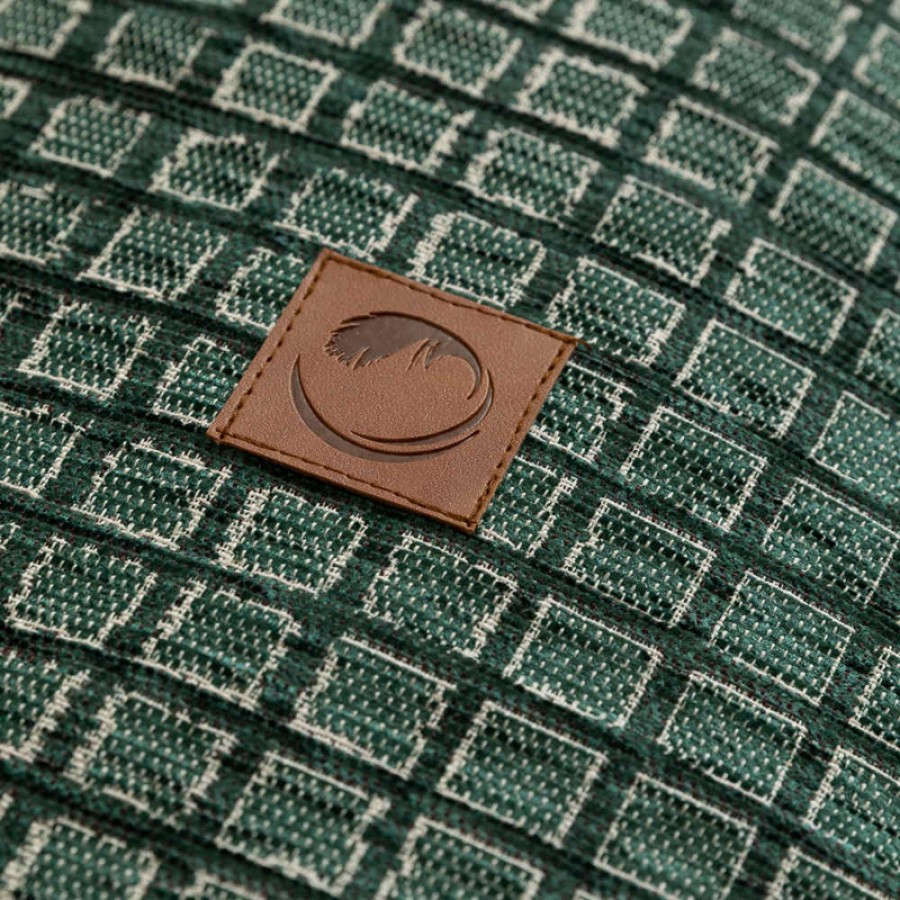 Ριχτάρια για Πολυθρόνα (180x180) Σενίλ Borea Solana Πράσινο