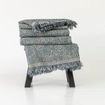 Ριχτάρια για Διθέσιο (180x250) Σενίλ Borea Tile Πετρόλ