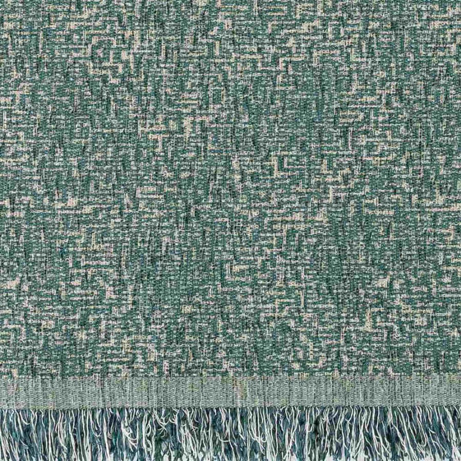 Ριχτάρια για Πολυθρόνα (180x180) Σενίλ Borea Tile Πράσινο