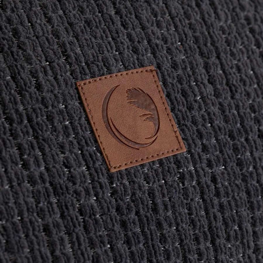 Ριχτάρια για Πολυθρόνα (180x180) Σενίλ Borea Velvet Γκρι