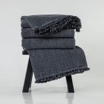 Ριχτάρια για Διθέσιο Καναπέ (180x250) Σενίλ Borea Velvet Γκρι