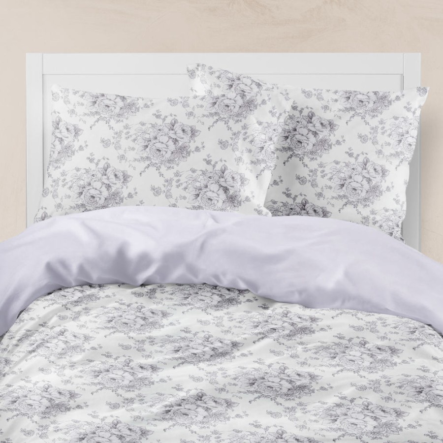 Σετ Σεντόνια Υπέρδιπλα (240x260) Βαμβακερά Μερσεριζέ Borea Smart Line Beatrice Λιλά