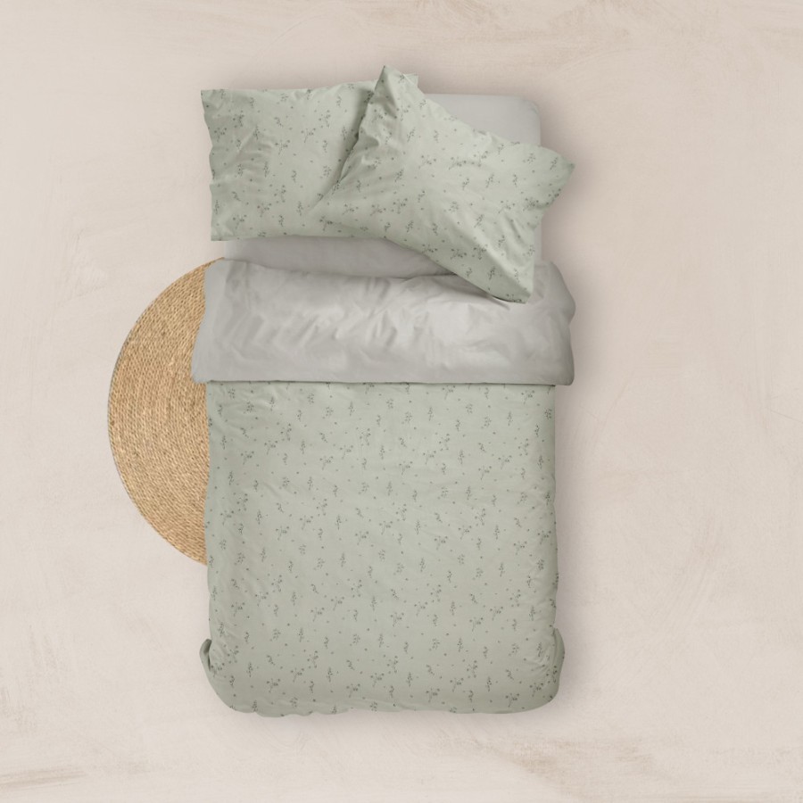 Σετ Σεντόνια Υπέρδιπλα (240x260) Βαμβακερά Μερσεριζέ Borea Smart Line Campanula Λαδί