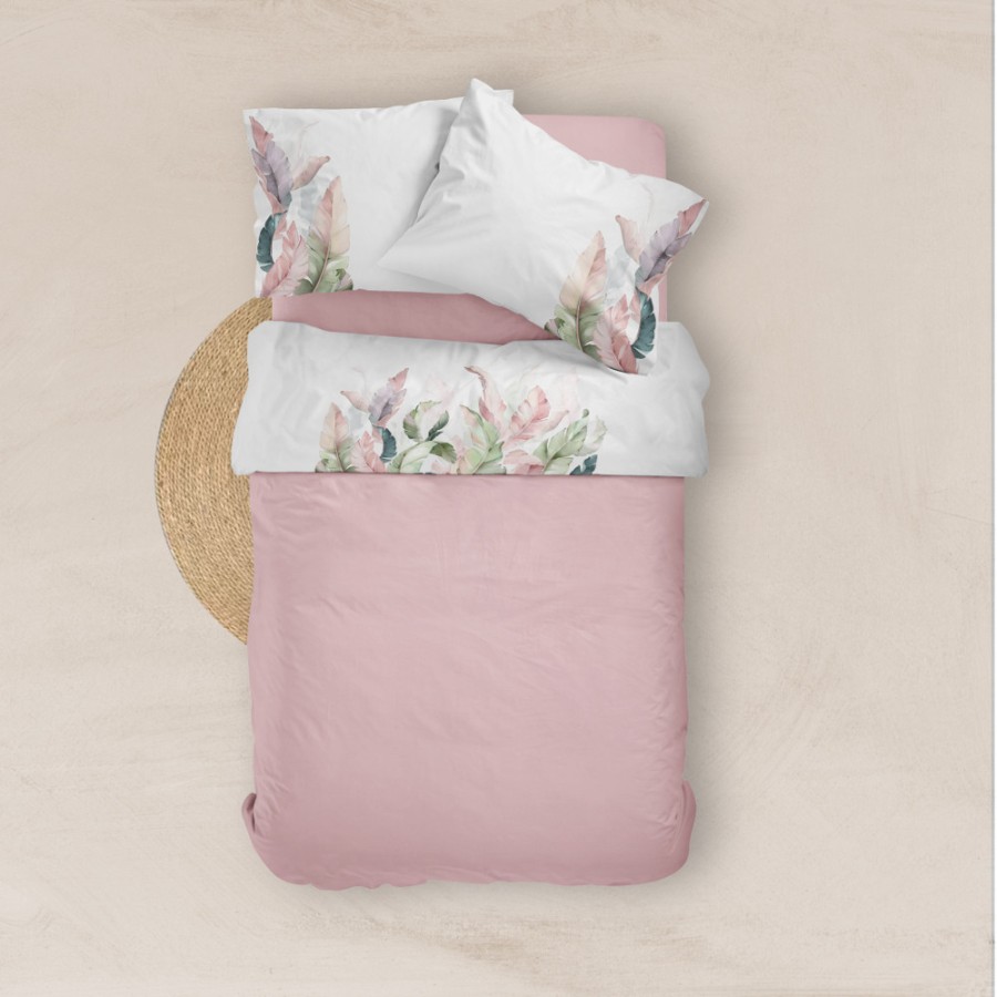 Σετ σεντόνια Υπέρδιπλα (220x240) Μερσεριζέ 160κλωστές, με ψηφιακή εκτύπωση Borea Banana