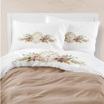 Σετ σεντόνια Υπέρδιπλα (220x240) Μερσεριζέ 160κλωστές, με ψηφιακή εκτύπωση Borea Florence