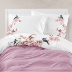 Σετ σεντόνια Υπέρδιπλα (220x240) Μερσεριζέ 160κλωστές, με ψηφιακή εκτύπωση Borea Fuji