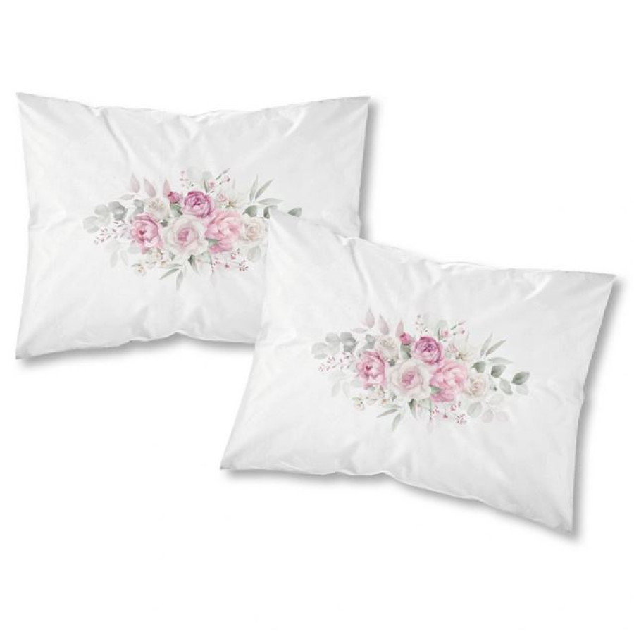 Μαξιλαροθήκες Ζεύγος (50x70) Βαμβακερές Borea Agnes