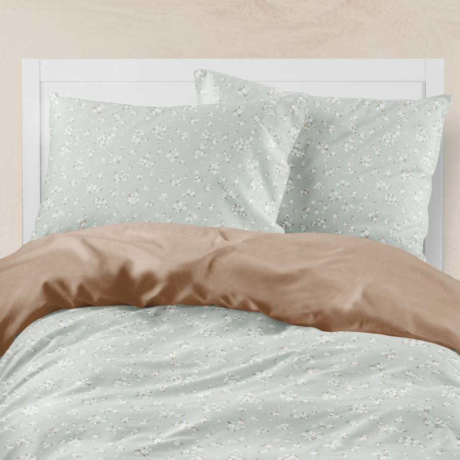 Σετ Σεντόνια Υπέρδιπλα (240x260) Βαμβακερά Borea Margot Μέντα