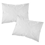 Μαξιλαροθήκες Zεύγος (50x70) Βαμβακερές Borea Solid Λευκό