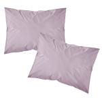 Μαξιλαροθήκες Zεύγος (50x70) Βαμβακερές Borea Solid Λιλά