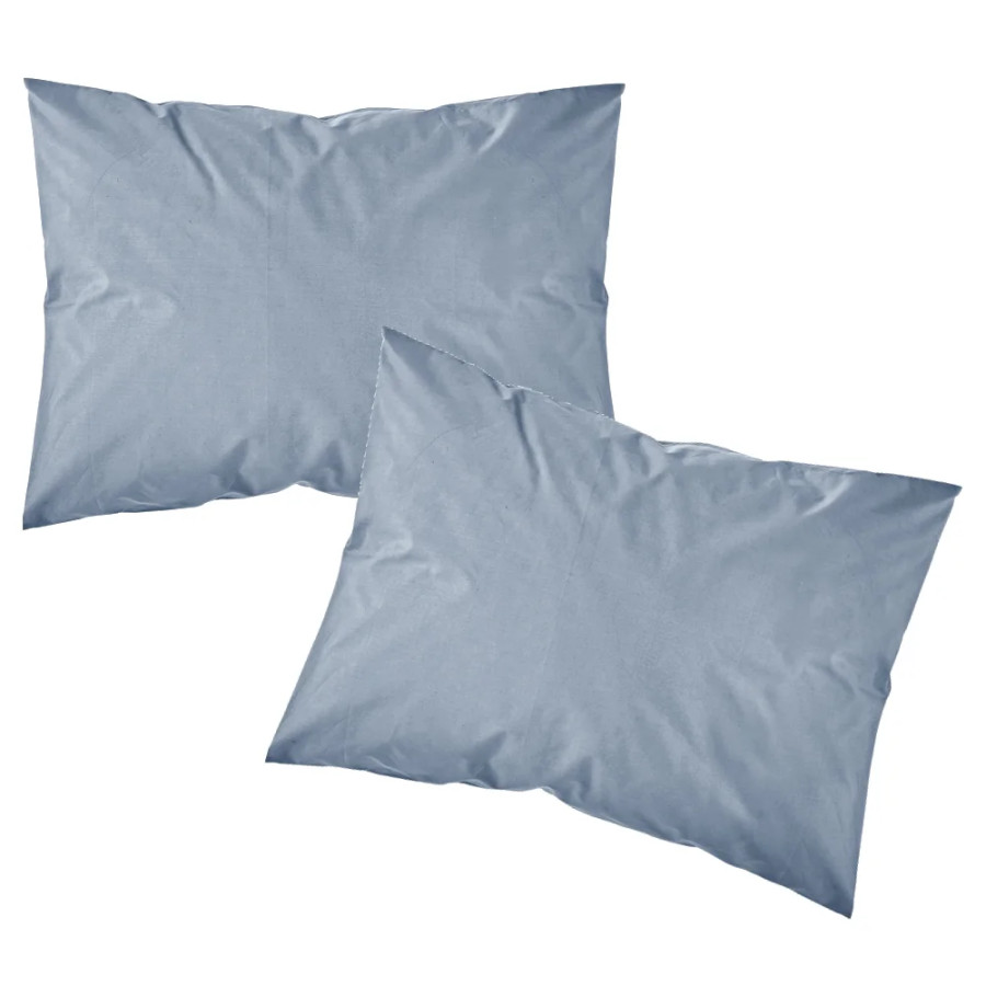 Μαξιλαροθήκες Zεύγος (50x70) Βαμβακερές Borea Solid Ποντικί