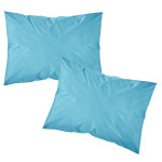 Μαξιλαροθήκες Zεύγος (50x70) Βαμβακερές Borea Solid Τυρκουάζ