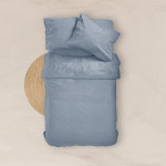 Κατωσέντονο με Λάστιχο Διπλό (160x200+40) Βαμβακερό Borea Solid Ποντικί