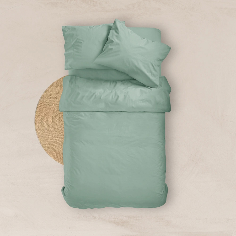 Πανωσέντονο - Σεντόνι χωρίς Λάστιχο Μονό (160x240) Βαμβακερό Borea Solid Βεραμάν