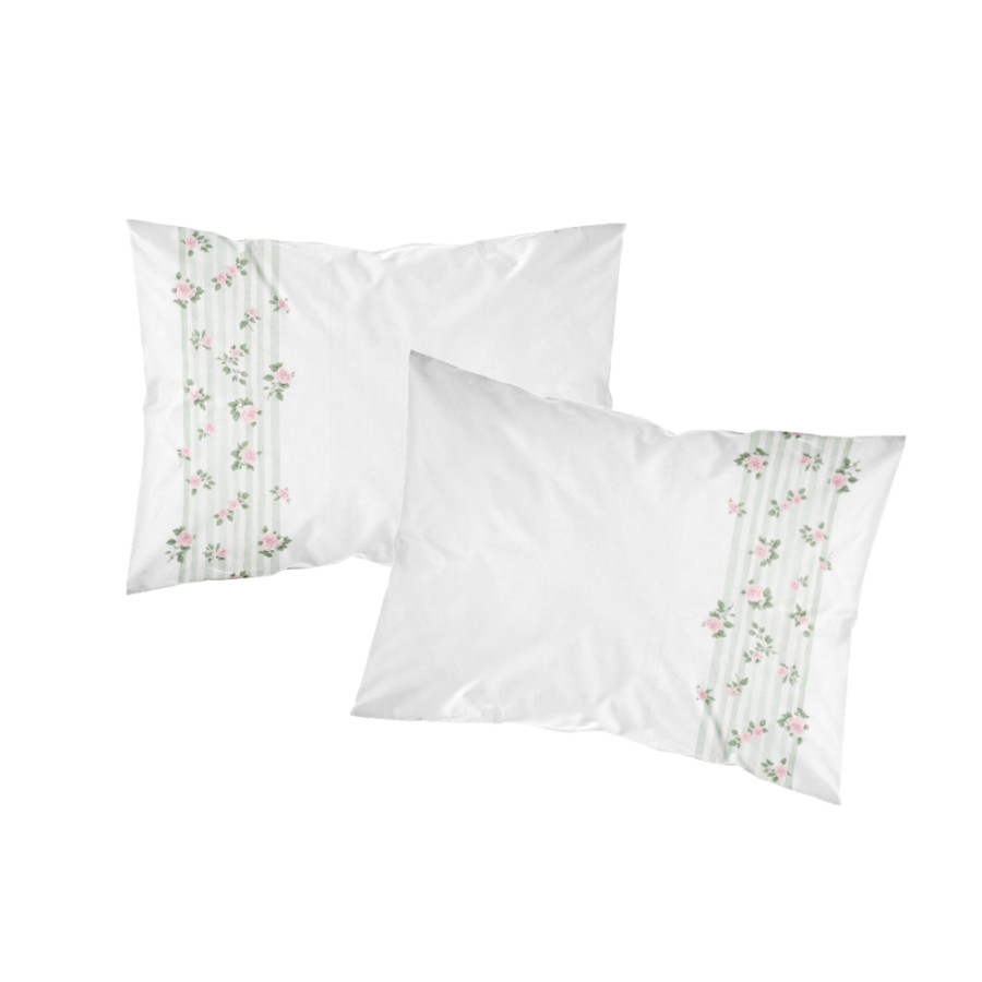 Μαξιλαροθήκες Ζεύγος (50x70) Βαμβακερές Borea Wildrose
