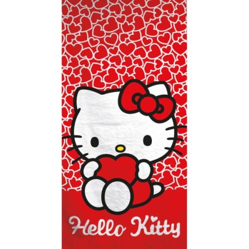 Παιδική Πετσέτα Θαλάσσης (70x140) Disney Microfiber Borea Hello Kitty