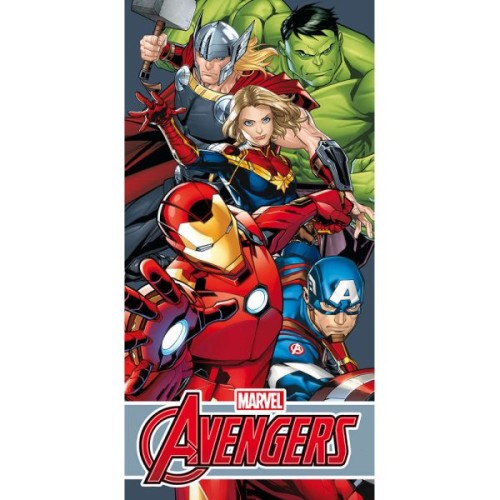 Παιδική Πετσέτα Θαλάσσης (70x140) Microfiber Borea Marvel Avengers