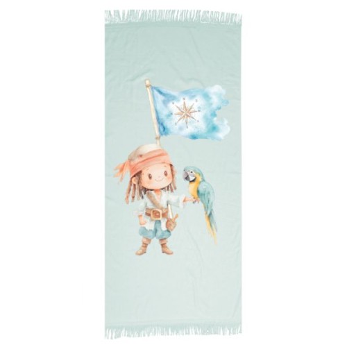 Παιδική Πετσέτα-Παρεό (70X140) Θαλάσσης Borea Pirate