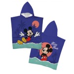 Πόντσο Παιδικό (55x110) Με Κουκούλα Microfiber Borea Disney Mickey