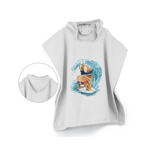 Πόντσο Παιδικό (60x60) Με Κουκούλα Borea Like A Pro