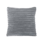 Μαξιλαροθήκη Διακοσμητική (45x45) Ζακάρ Flannel Borea Adeline Γκρι
