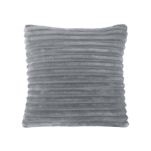 Μαξιλαροθήκη Διακοσμητική (45x45) Ζακάρ Flannel Borea Adeline Γκρι