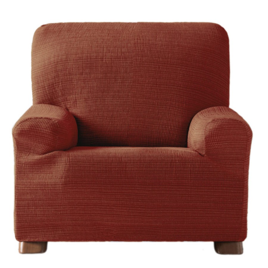 Κάλυμμα για Πολυθρόνα Μονής Ελαστικότητας Newhome Aquiles 09 κεραμιδί